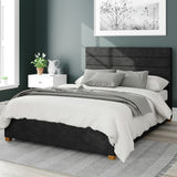 Aspire Kelly Ottoman Bedframe in Charcoal Superking - British product