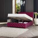 LLB Ottoman Bedframe Berry Superking, UK version