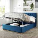 CL Boutique Double Ottoman Bedframe in Navy - British product