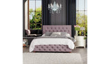 LLB Small Double Ottoman Bedframe in Blush, UK version