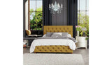 LLB Double Ottoman Bedframe in Ochre, UK version