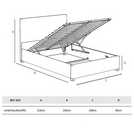 LLB Ottoman Bedframe Blush Small Double, UK version