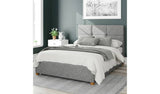 Aspire grey kingsize ottoman bedframe - British product