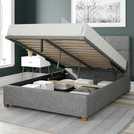 Aspire grey kingsize ottoman bedframe - British product