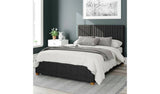 Aspire Grant Weave Double Ottoman Bedframe in Ebony