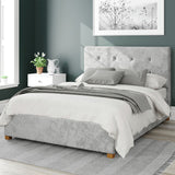 Aspire Presley Velvet Double Ottoman Bedframe - British product