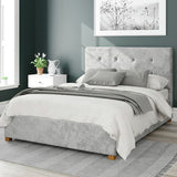Aspire Presley Velvet Double Ottoman Bedframe - British product