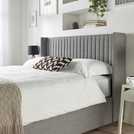 CL Soho kingsize ottoman bedframe in grey - British product