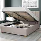 Aspire Kingsize Ottoman Bedframe in Off White - British product
