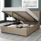 Aspire Double Ottoman Bedframe in Mink - British product