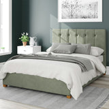Aspire Hepburn Double Ottoman Bedframe in Duck Egg - British product