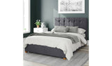 Aspire Double Ottoman Bedframe in Steel - British product
