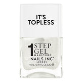 Nails.INC It's Topless Sydney White Shimmer 1-Step Gel Nail Polish 14ml