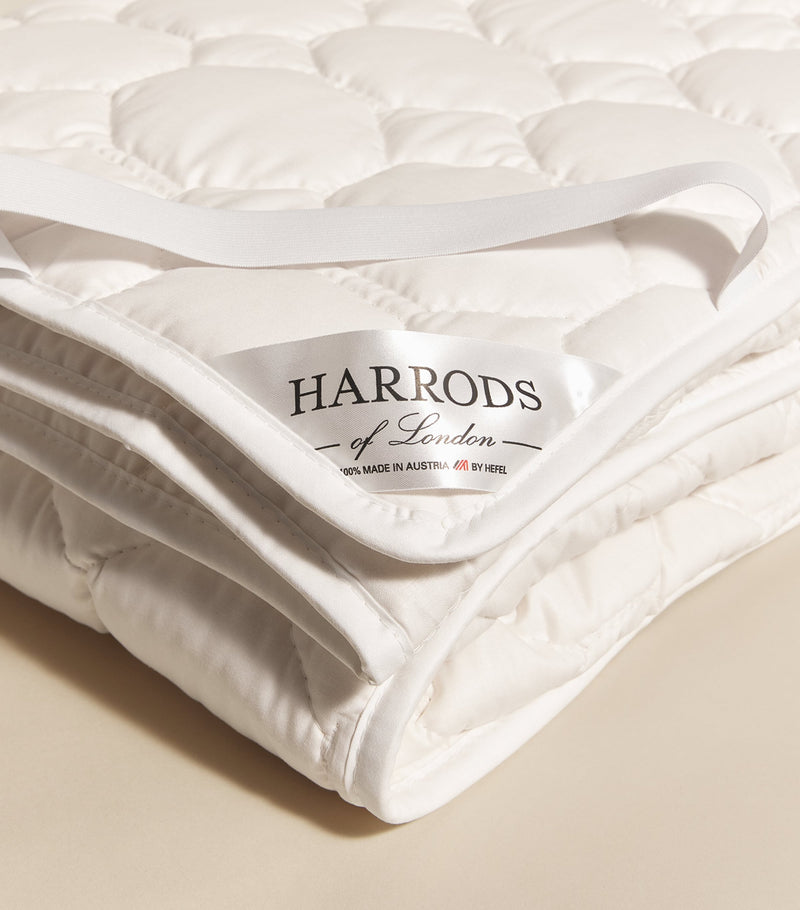 Harrods of London Cotton Single Mattress Protector 90cm x 190cm, UK version