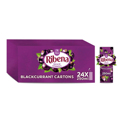 Ribena Ready to Drink Blackcurrant Juice Drink 24 x 250ml