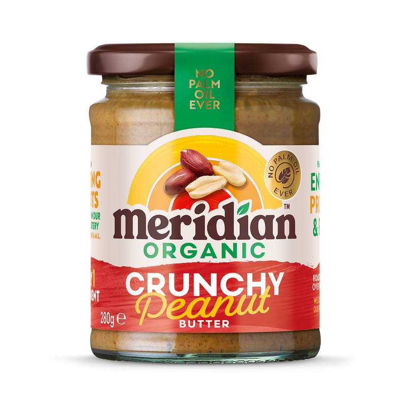 Meridian Organic Crunchy Peanut Butter 280g