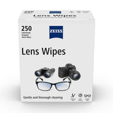 Zeiss lens cleaning wipes 250 wipes (British brand)
