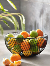 Black Wire Fruit Bowl Kitchen Bowl