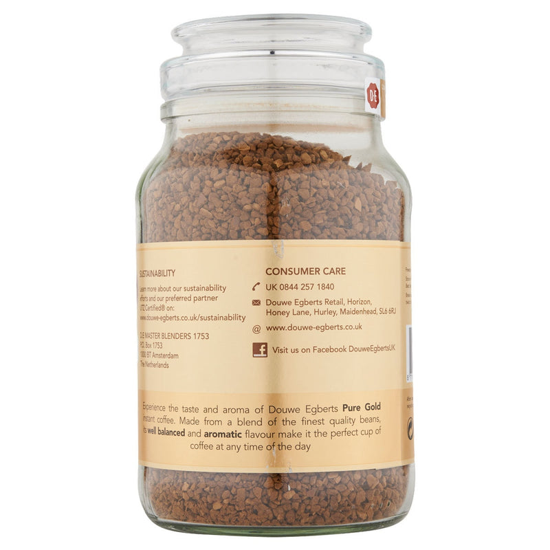 Douwe Egberts Pure Gold instant coffee granules 400g - British product