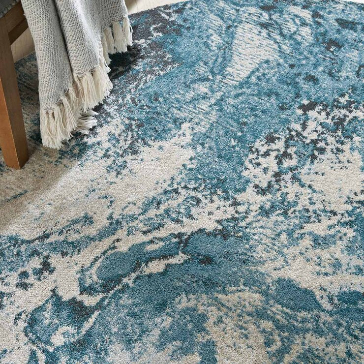Nourison Blue Skies rug 3 Sizes, imported from the UK