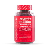 Novomins Cranberry D-Mannose Strawberry Flavoured Gummies 60 count