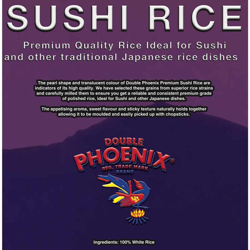 Phoenix Premium Sushi Rice 10kg, imported from the UK