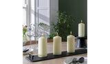 Habitat Pack of 4 Unscented Pillar Candle Set 15.8cm Height