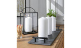 Habitat Pack of 4 Unscented Pillar Candles