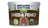 Johnstone's shed and fence paint Red Cedar 9L, UK version