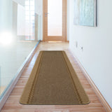 Kilkis beige flatweave runner rug 180x67cm, UK version