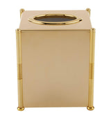 Zodiac Cylinder Gold-Plated Bathroom Tissue Box