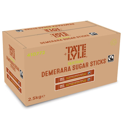 Sachets de sucre Demerara Fairtrade 1000 Pièces pour Boissons Chaudes