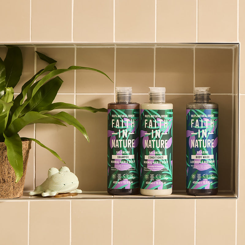 Faith in Nature Lavender Geranium Conditioner - 500ml Aluminium