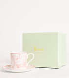 Harrods Fine Bone China Toile Espresso Cup and Saucer