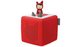 tonies Red Toniebox with Creative Tonie children's audio player (British brand)