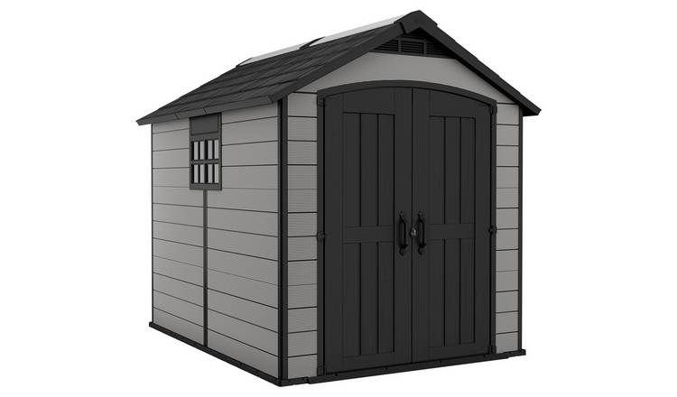 Keter Premier Apex outdoor garden storage shed 7.5 x 9ft, UK version