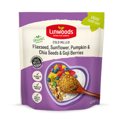 Linwoods Milled Flaxseed Sunflower Pumpkin & Chia Seeds With Goji Berries 425g