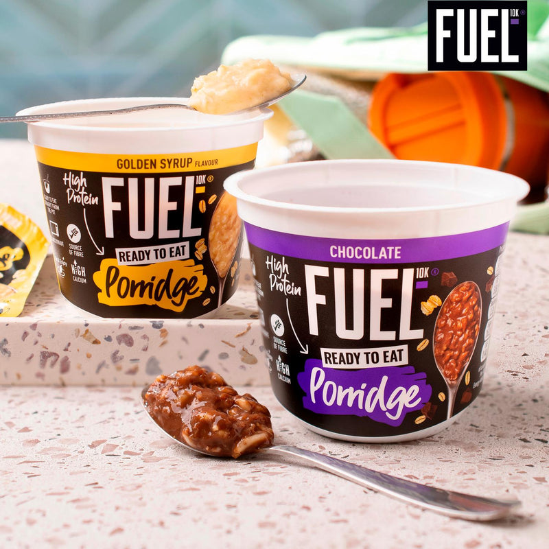FUEL10K Ready to Eat Protein Porridge Oat Cereal Pot Chocolate 210g