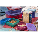 Lock & Lock rectangular storage container set 3pcs, imported from the UK