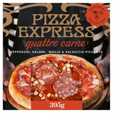 Pizza Express Quattro Carne Pizza 395g, imported from the UK