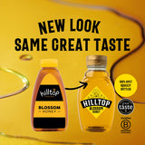 Hilltop Blossom Honey 340g Jar Packaging, UK version