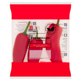 Sainsbury's fresh red chillies 65g pack grocery store item (British brand)