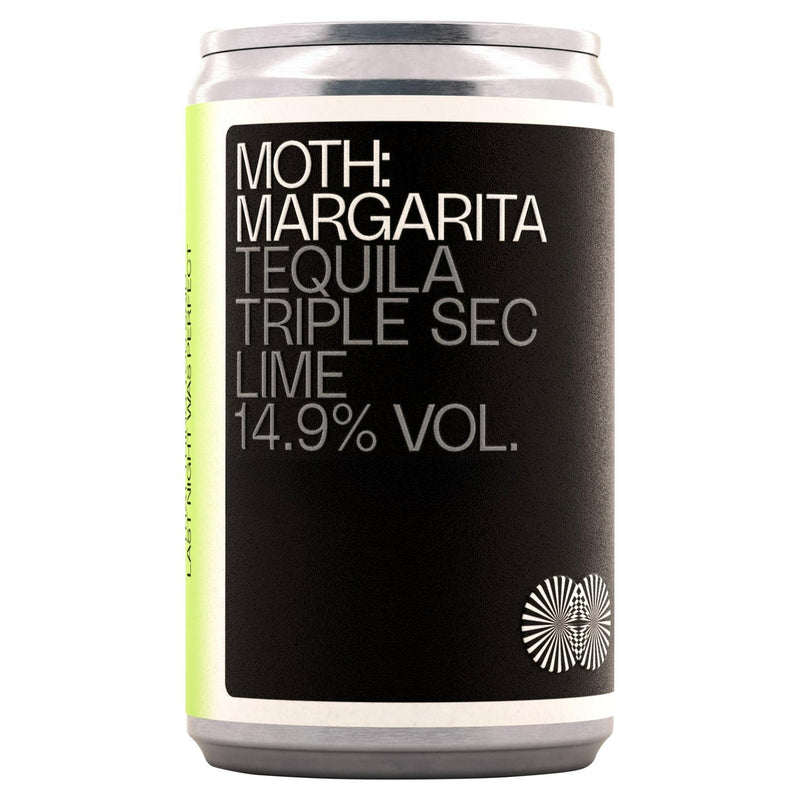 Moth Margarita ready to drink can imported from the UK