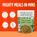 Merchant Gourmet Thai Green Lentil Curry 280g (British brand)