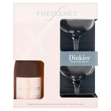 Freixenet Cordon Rose Cava & Two Fizzini Mini Coupe Glasses 20cl