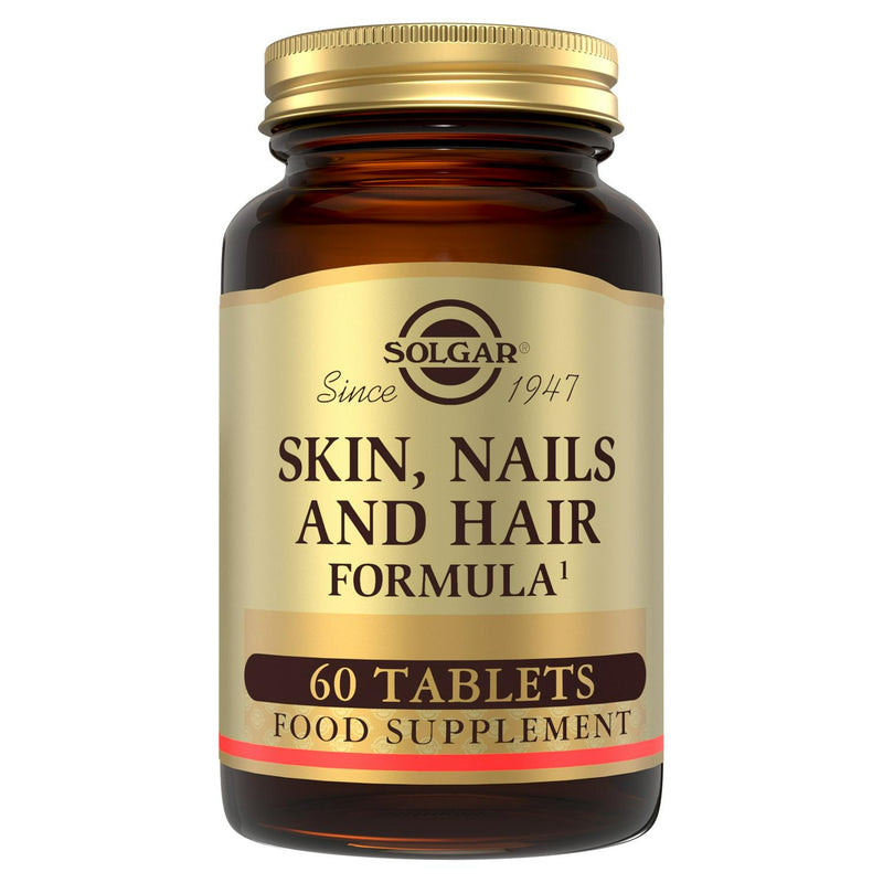 Solgar Skin Nails and Hair Formula 60 count tablets (British brand)