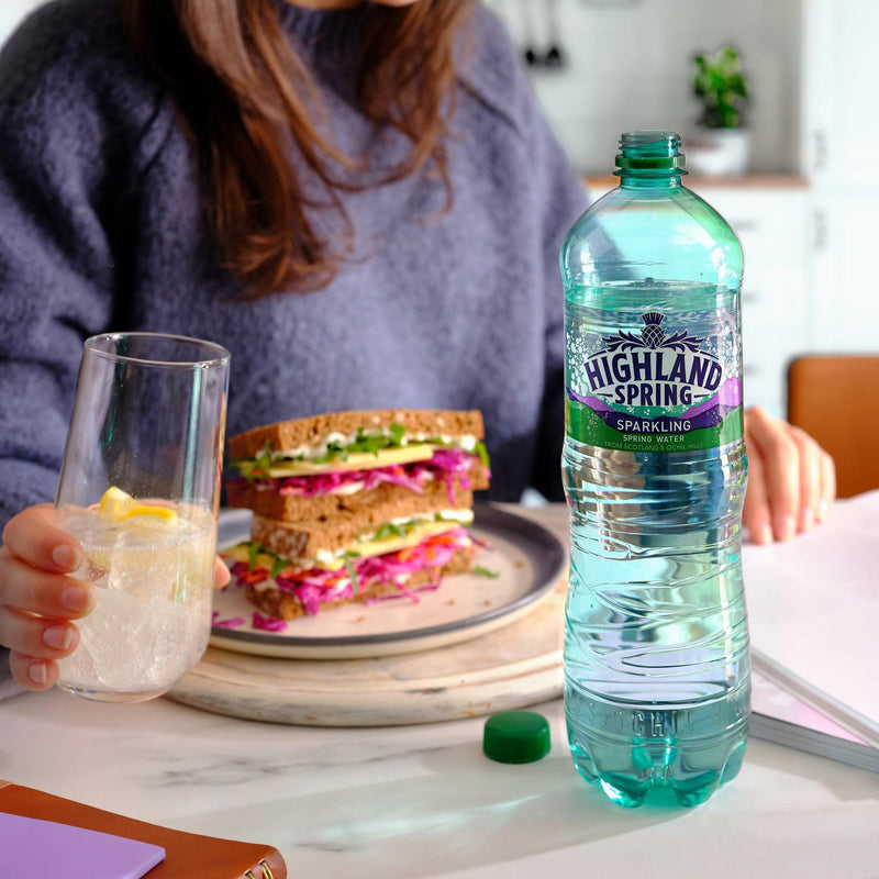 Highland Spring Sparkling Spring Water 8x500ml