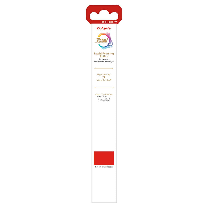 Colgate Total Foaming Clean Medium Manual Toothbrush - British product