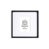 Habitat Oversized Mount Photo Frame Black 5x7inch