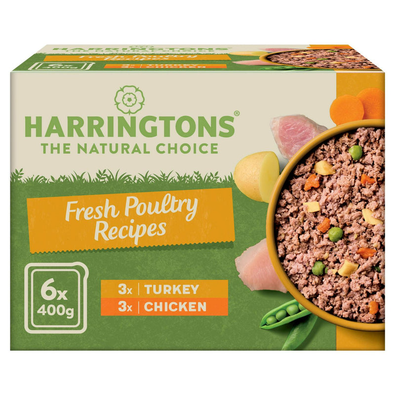 Harringtons wet dog food trays 6 x 400g, UK version
